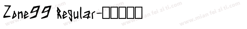 Zone99 Regular字体转换